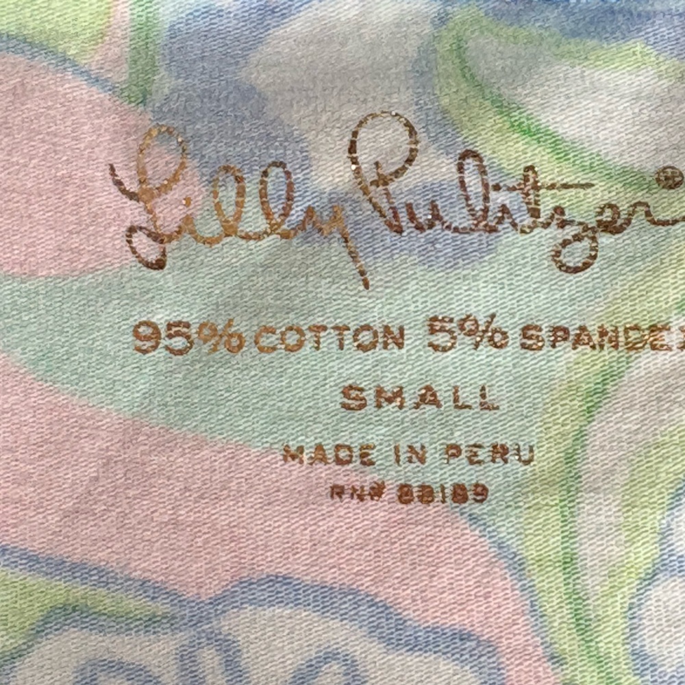 LILLY PULITZER SHORT SLEEVE TOP SHIRT BLOUSE WOMEN SIZE SMALL EXCELLENT COND - Picture 6 of 6